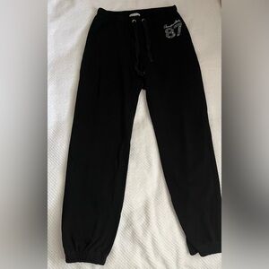 Aeropostale Black Drawstring Sweatpants